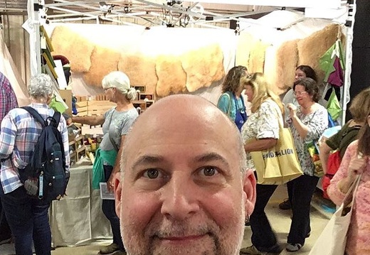 Day 78: first day of the @mdsheepwoolfest is in full swing! Stop by and say hi at our booth (D15)! . . #mdsw2019 #rickat53 #53 #53project #selfie @gagehillcrafts