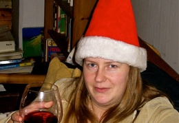 Santa Sarah Wishes You a Happy Happy