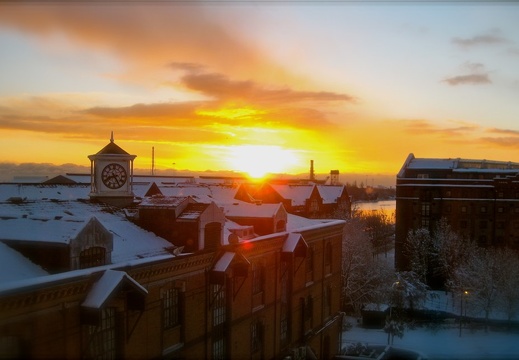 Cardiff Sunset