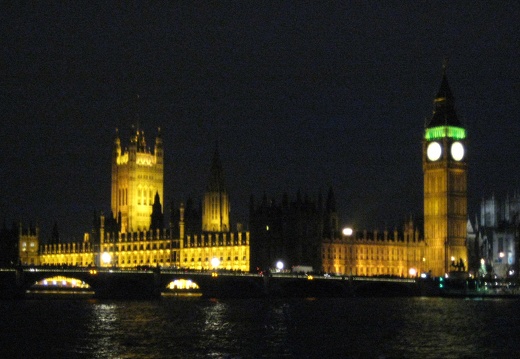 Parlament and Clock Tower at Night