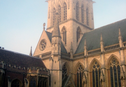 Misty Cambridge Chapel