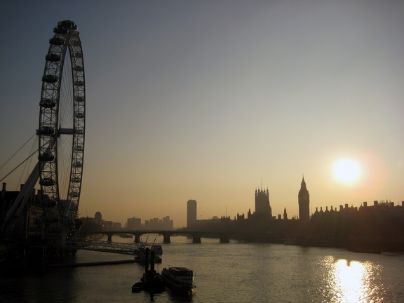 London Eye, Parliament, Clock Tower
