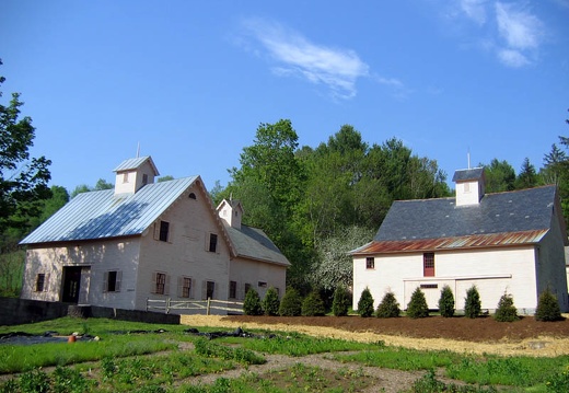 Carriage & Cow Barns with Kitchen Garden