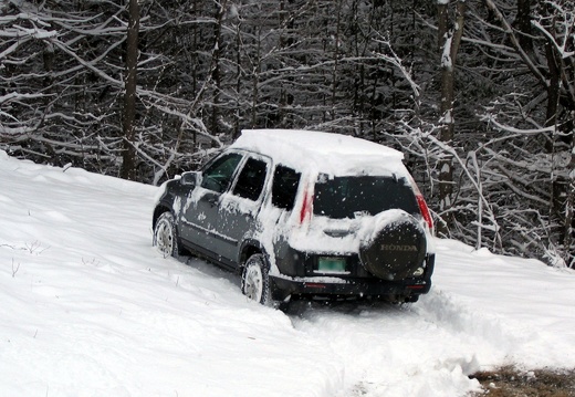 CRV in the Snow