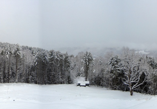 April Snow Panorama