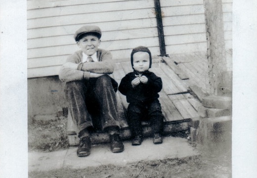 Jack (13yrs) and Bob Scully (19mo) in 1933