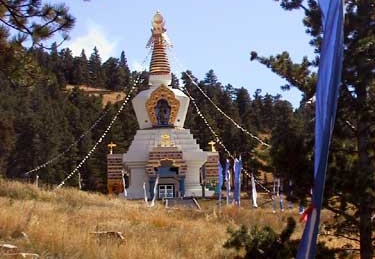 Flags and the Great Stupa