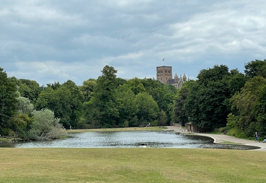 The Lake in Verulamium Park in St Albans, England