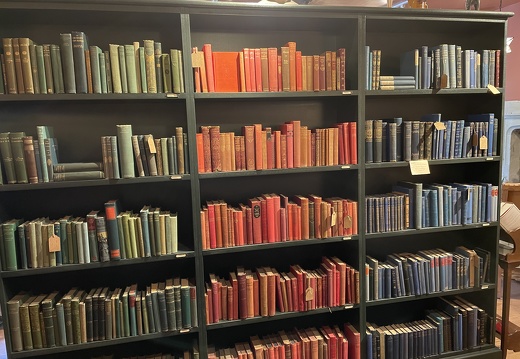 Old Books Sorted by Color