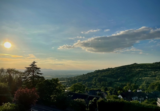 Pre-Sunset View from Cleeve Hill Hotel
