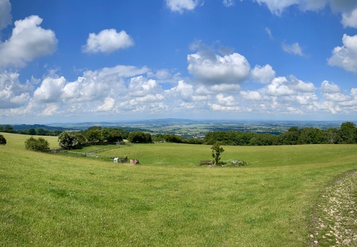 Panoramic View from Just Outside Broadway, England