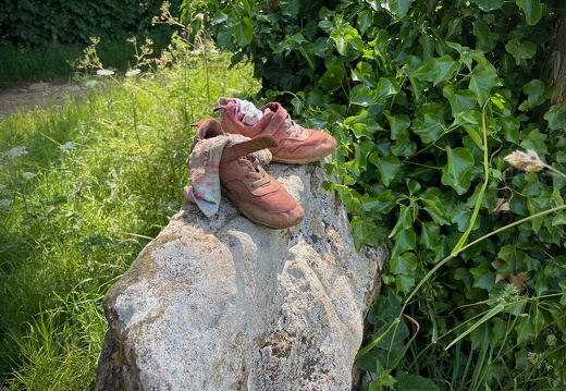 Abandoned Shoes on The Cotswold Way