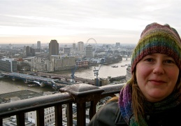 Sarah on Top of St. Paul's Cathedral