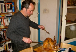 Jack Carves the Christmas Turkey