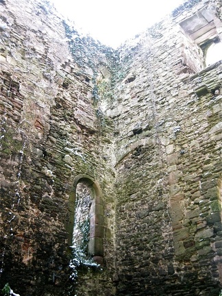 Inside the Usk Castle Keep