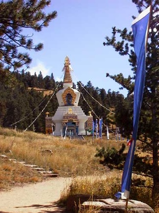 Flags and the Great Stupa